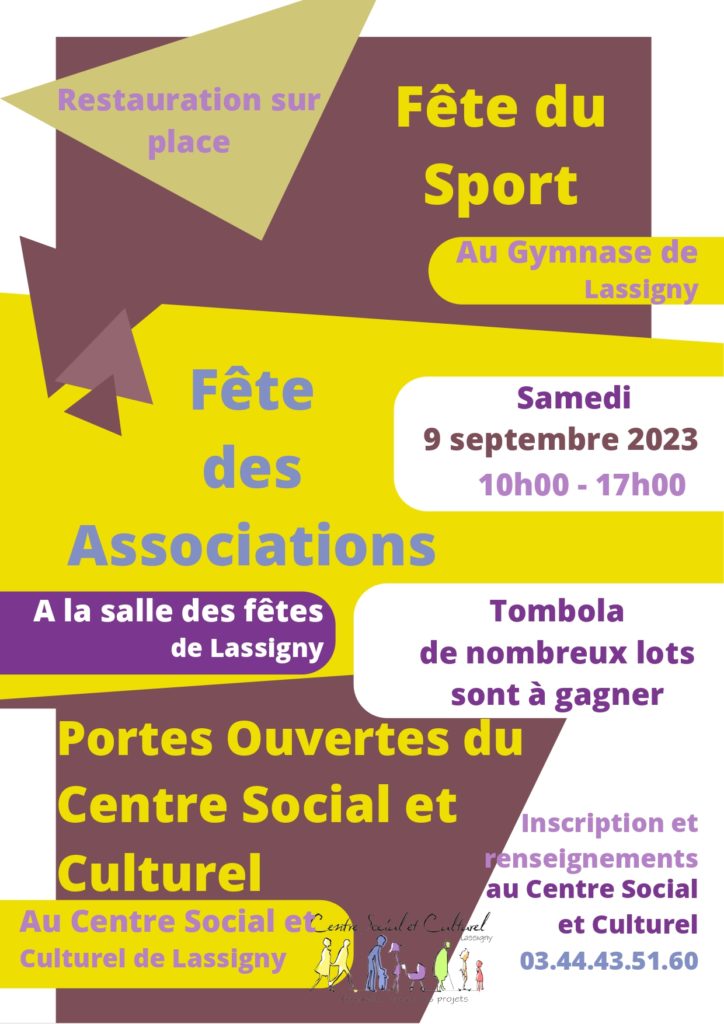 Fête du Sport et des Associations Portes Ouvertes du Centre Social